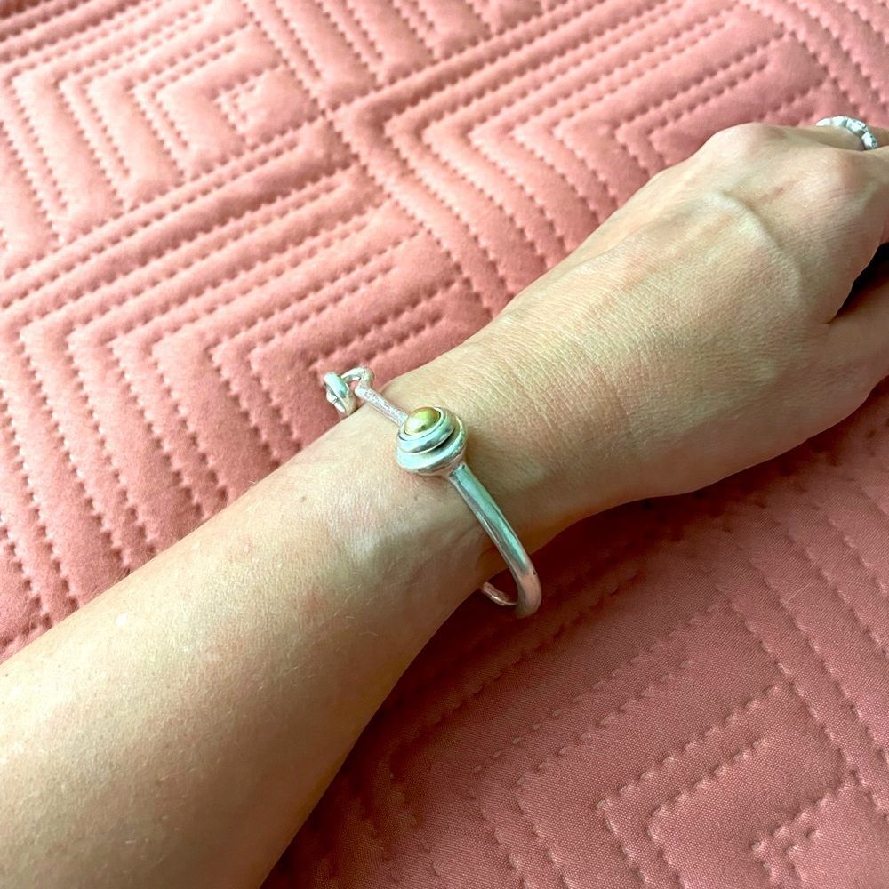 Unique, silver art deco bracelet